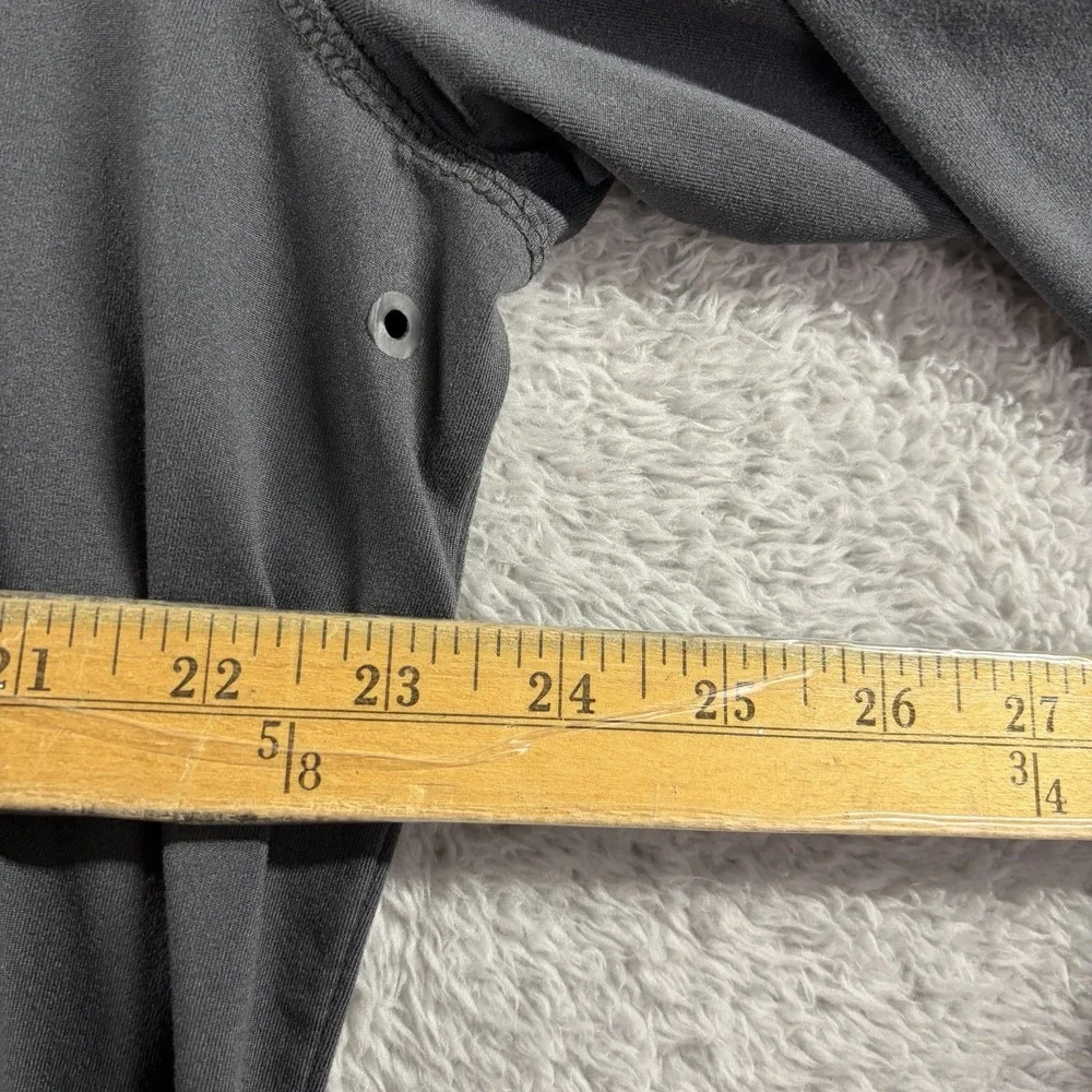 Hang Ten Rash Guard Performance Shirt Mens XL‎ Gray Black UV Protect Long Sleeve